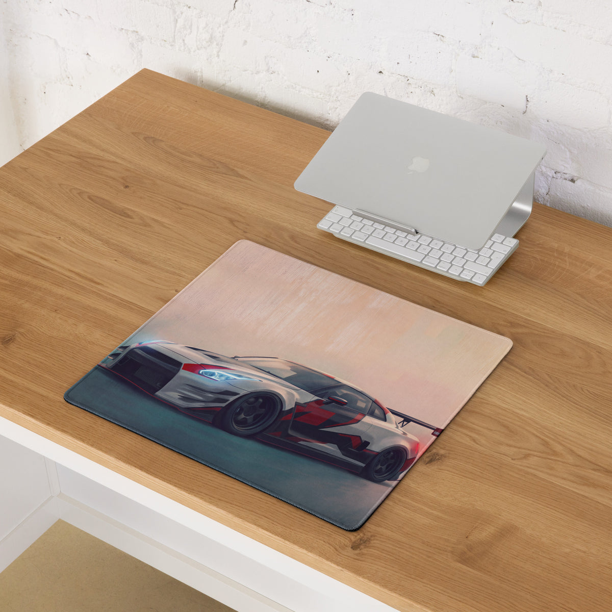 Nissan GT-R Inspired Nismo Camo Livery Desk Mat – Low-Friction Cloth Setup Mousepad