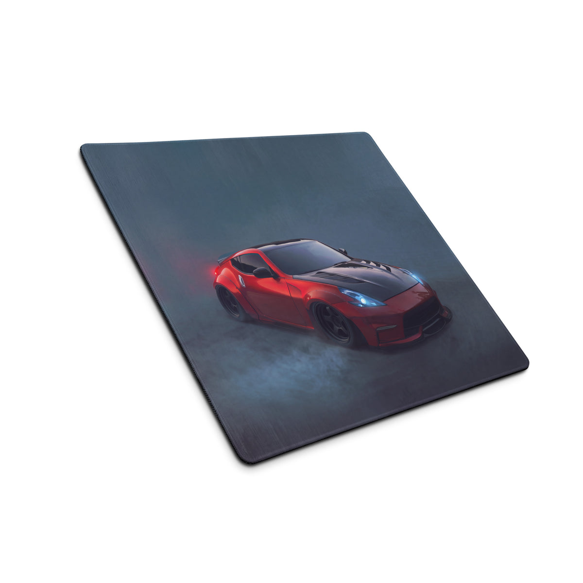 Nissan 370Z Inspired Solid Red Widebody Desk Pad – Extended Non-Slip PC Mouse Mat