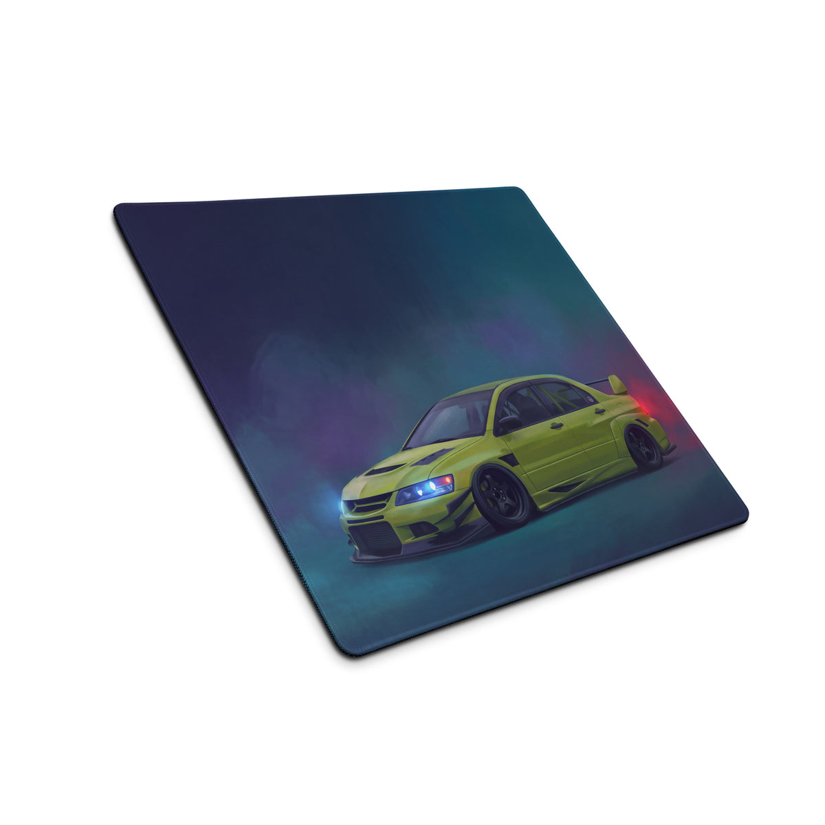 Mitsubishi Lancer Evolution Inspired Acid Green Evo IX Desk Mat – High-Precision XL Gaming Mousepad