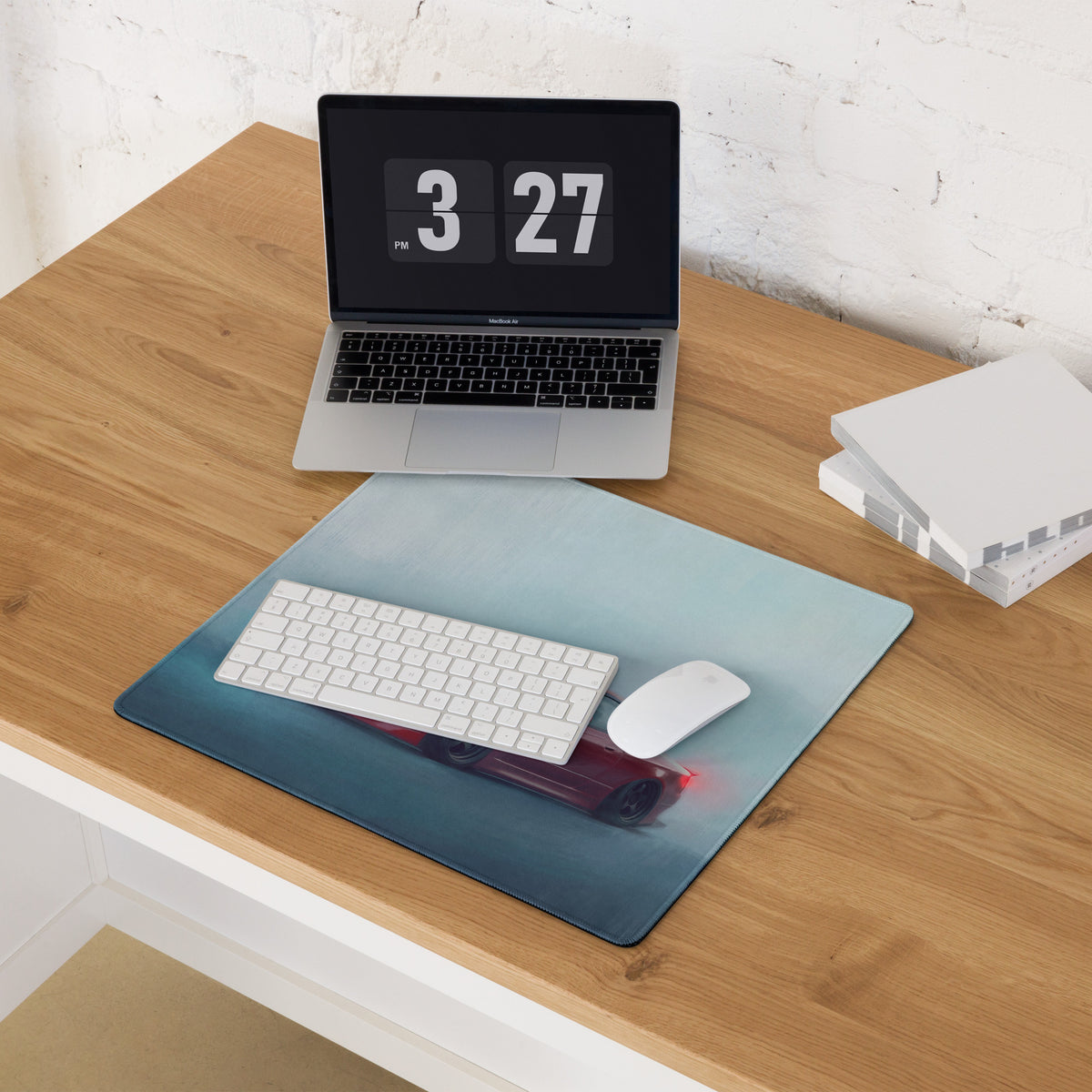 Nissan Silvia Inspired Crimson S15 Spec-R Desk Pad – Ultra-Glide Stitched Edge Gaming Mouse Mat