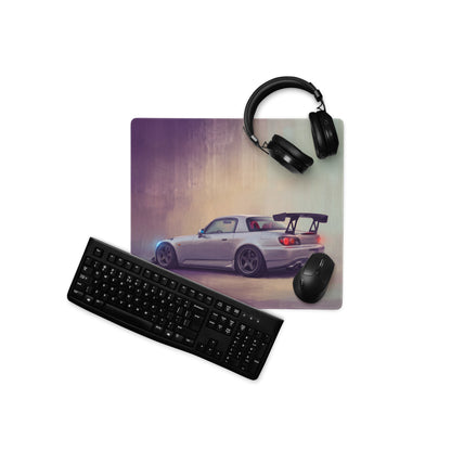 Honda S2000 Inspired Sebring Silver Track Wing Desk Mat – High-Precision XL Gaming Mousepad