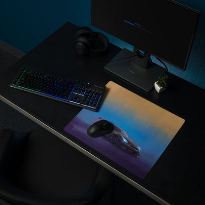 Nissan GT-R Inspired Stealth Black Widebody Desk Mat – High-Precision XL Gaming Mousepad