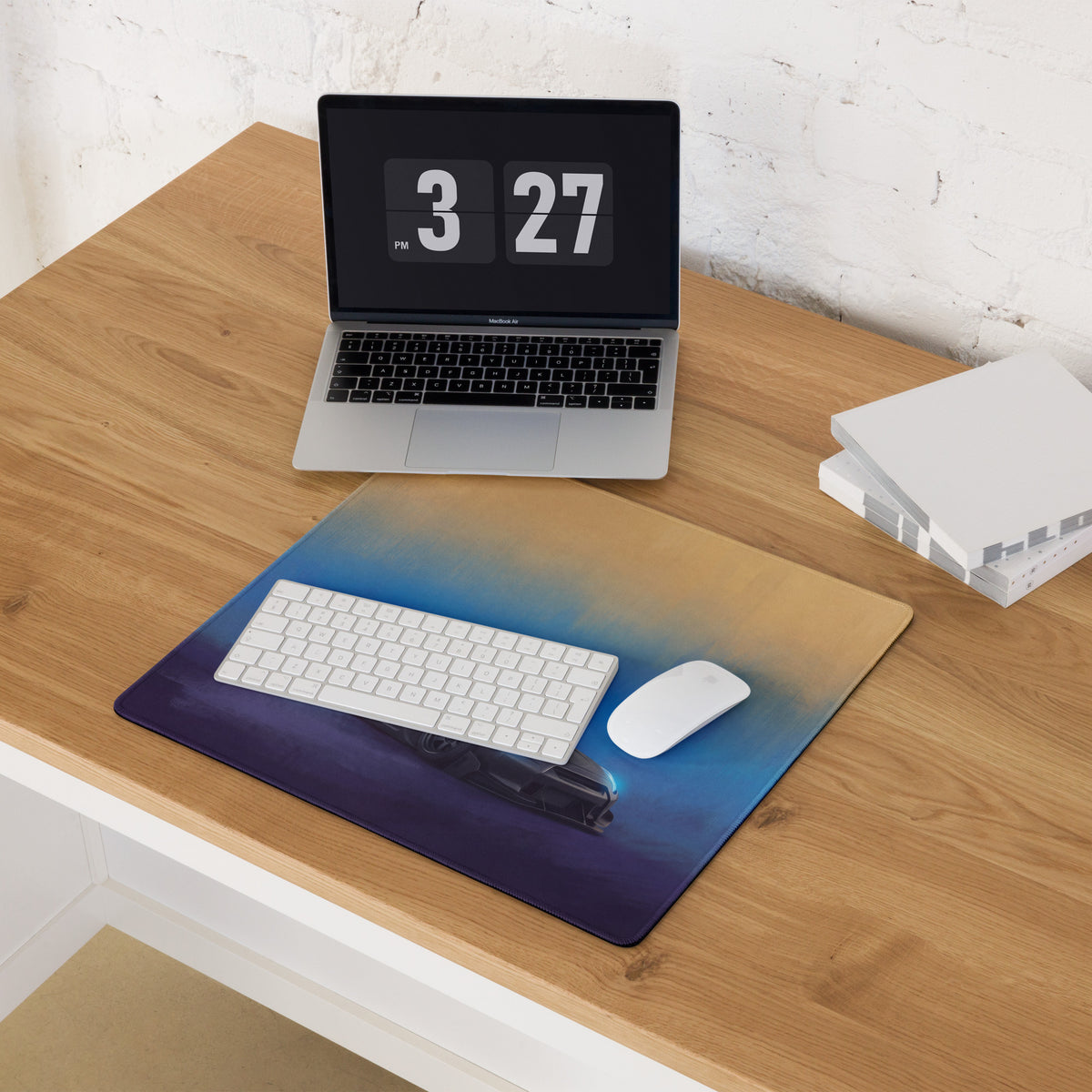 Nissan GT-R Inspired Stealth Black Widebody Desk Mat – High-Precision XL Gaming Mousepad