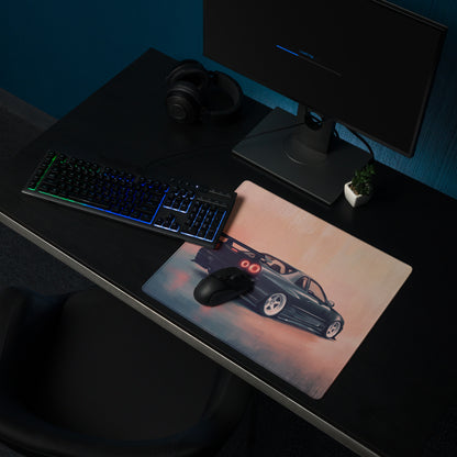 Nissan Skyline Inspired Black Pearl R34 GT-R Desk Mat – High-Precision XL Gaming Mousepad