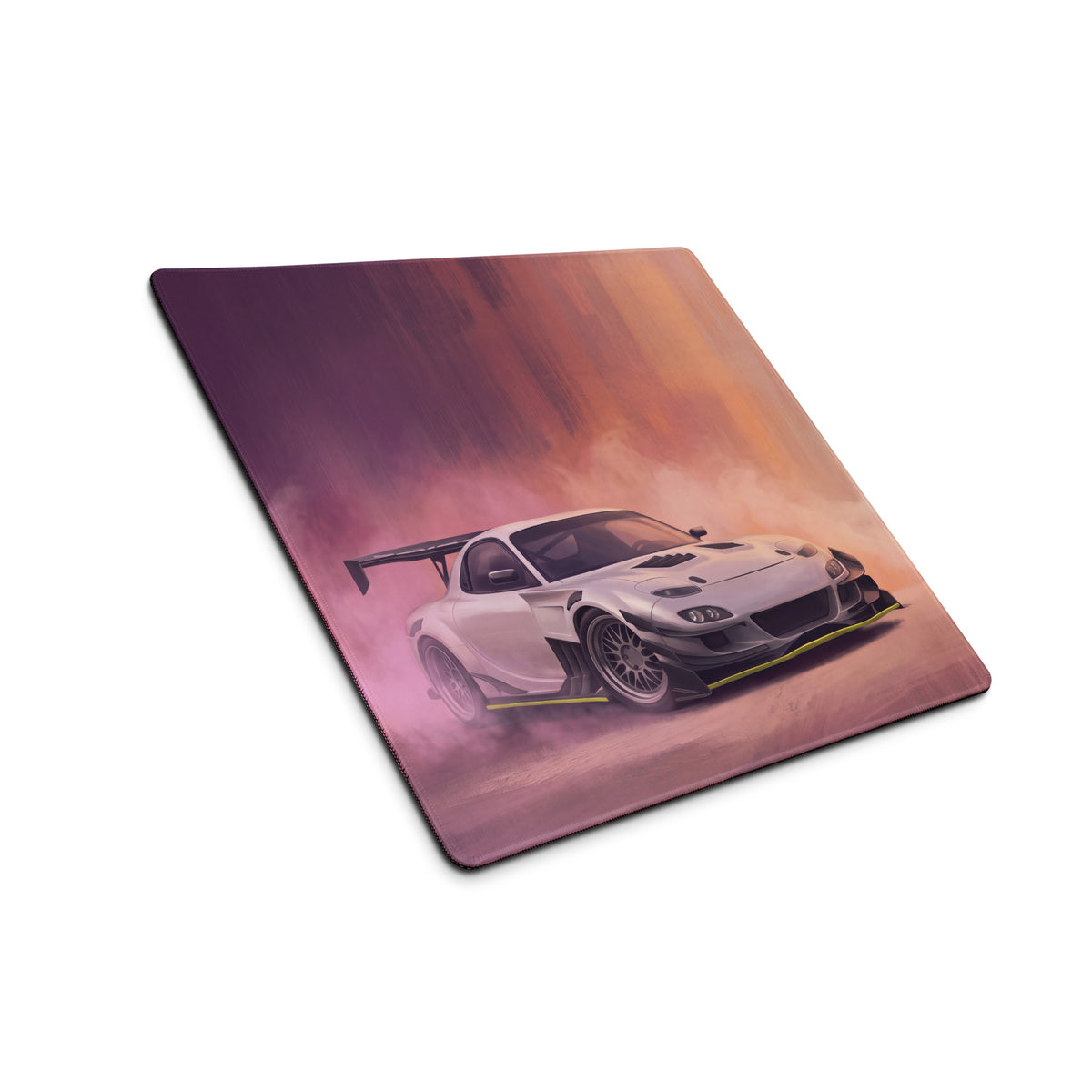 Mazda RX-7 Inspired Chaste White RE Amemiya Desk Mat – High-Precision XL Gaming Mousepad