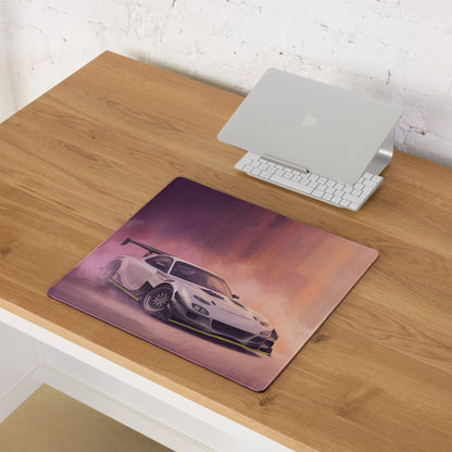 Mazda RX-7 Inspired Chaste White RE Amemiya Desk Mat – High-Precision XL Gaming Mousepad