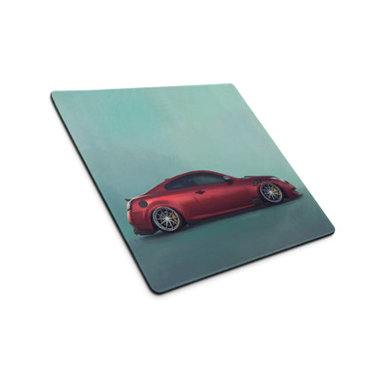 Infiniti G37 Inspired Crimson Metallic Coupe Desk Pad – Extended Non-Slip PC Mouse Mat