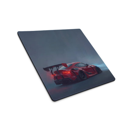 Toyota GR Supra Inspired Renaissance Red GT Wing Desk Mat – High-Precision XL Gaming Mousepad