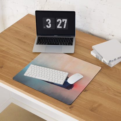 Nissan Z Inspired Seiran Blue Stance Desk Mat – Low-Friction Cloth Setup Mousepad