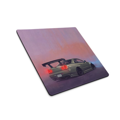 Nissan Skyline Inspired Millennium Jade R34 GT-R Rear Desk Mat – High-Precision XL Gaming Mousepad