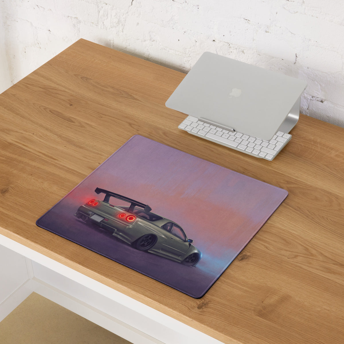 Nissan Skyline Inspired Millennium Jade R34 GT-R Rear Desk Mat – High-Precision XL Gaming Mousepad