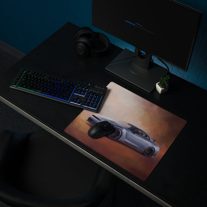 Nissan GT-R Inspired Nismo Stealth Gray Track Desk Mat – High-Precision XL Gaming Mousepad