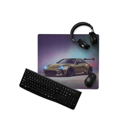 Toyota GR86 Inspired Desert Bronze Widebody Desk Mat – Low-Friction Cloth Setup Mousepad