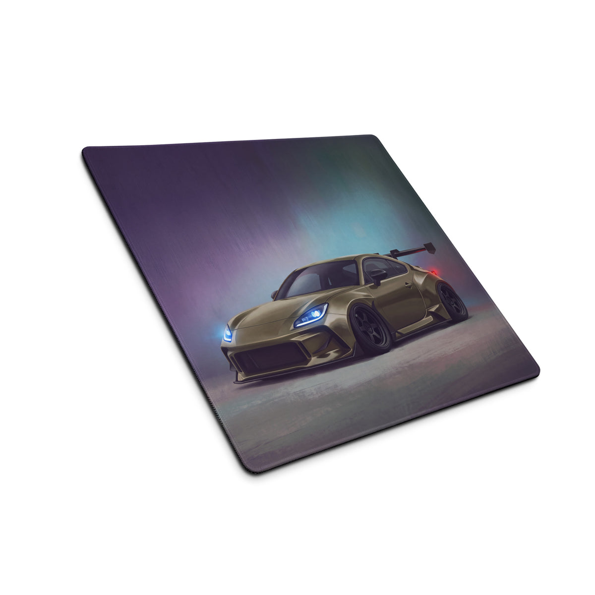Toyota GR86 Inspired Desert Bronze Widebody Desk Mat – Low-Friction Cloth Setup Mousepad