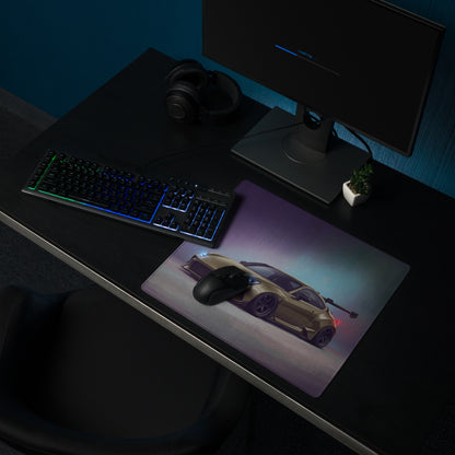 Toyota GR86 Inspired Desert Bronze Widebody Desk Mat – Low-Friction Cloth Setup Mousepad