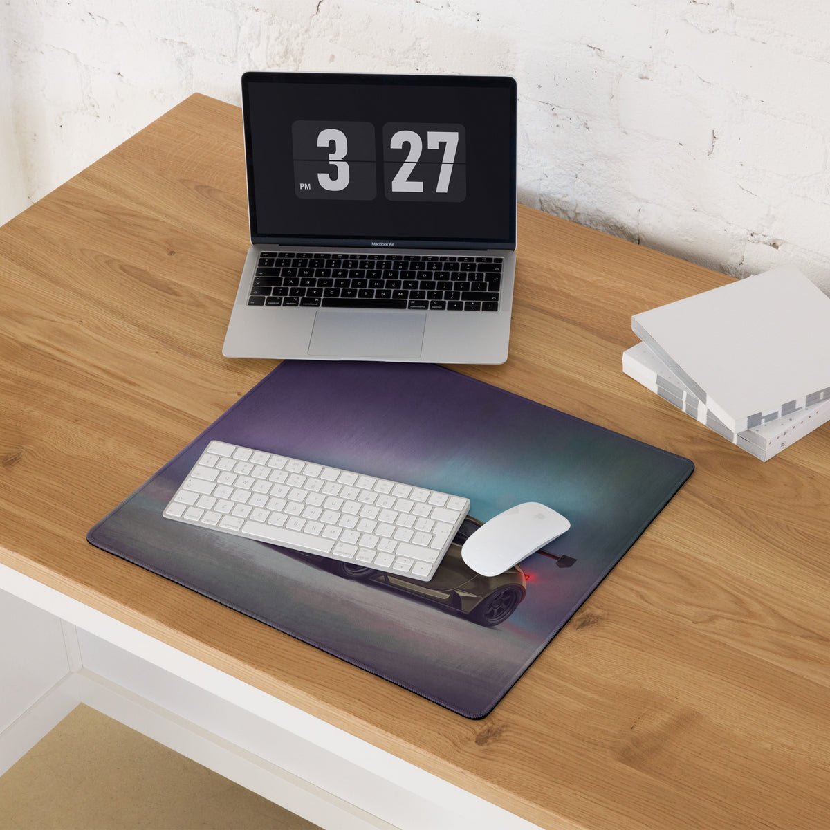 Toyota GR86 Inspired Desert Bronze Widebody Desk Mat – Low-Friction Cloth Setup Mousepad