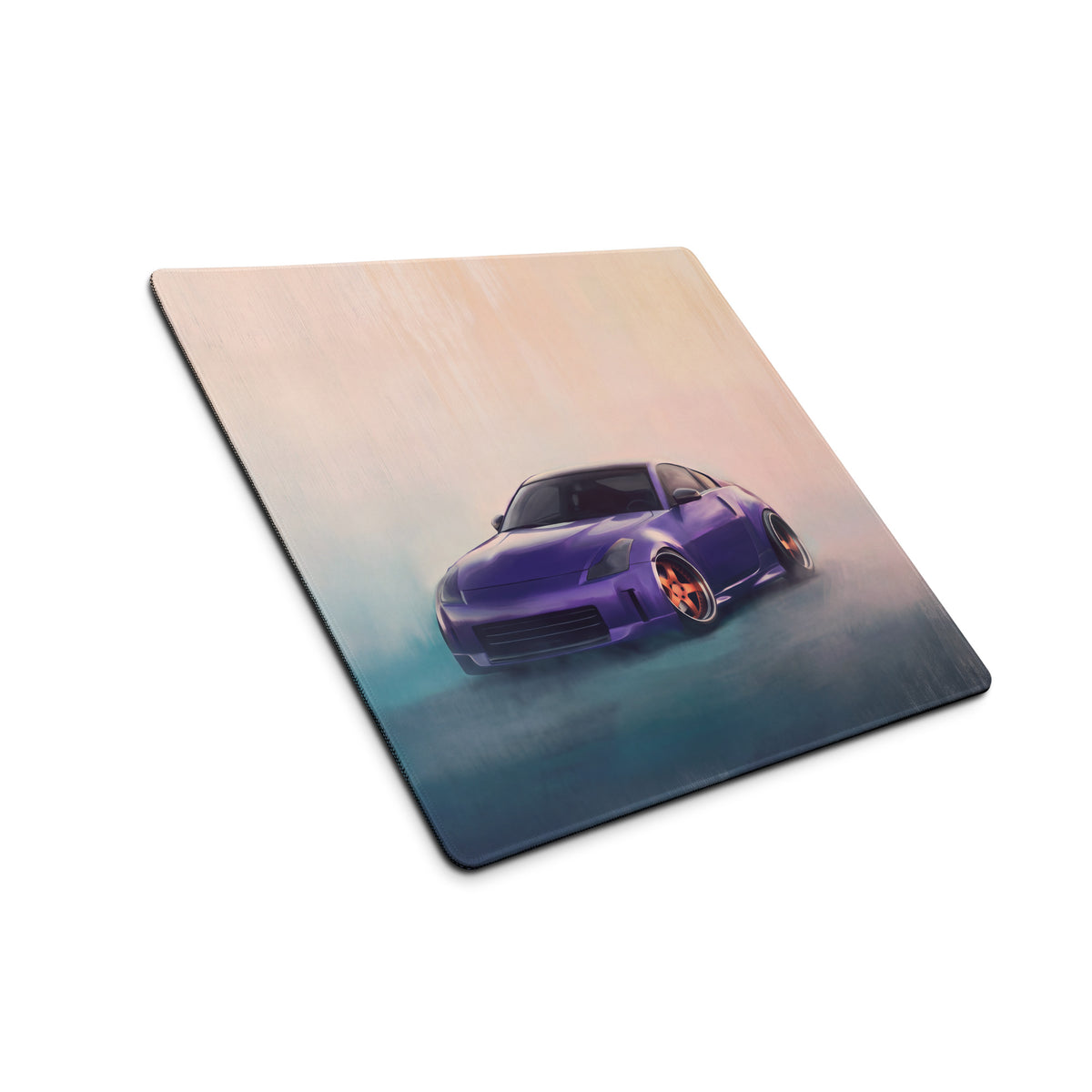 Nissan 350Z Inspired Deep Purple Stance Desk Mat – High-Precision XL Gaming Mousepad