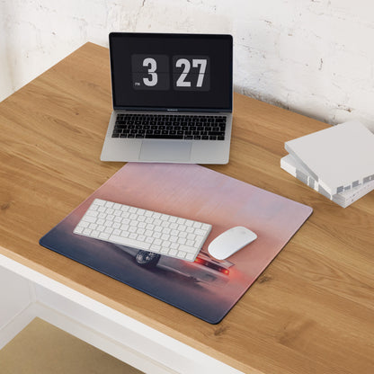 Nissan Silvia Inspired Pearl White S14 Zenki Desk Mat – High-Precision XL Gaming Mousepad