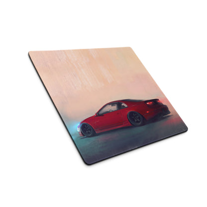 Nissan 300ZX Inspired Crimson Red Z32 Rear Profile Desk Pad – Extended Non-Slip PC Mouse Mat