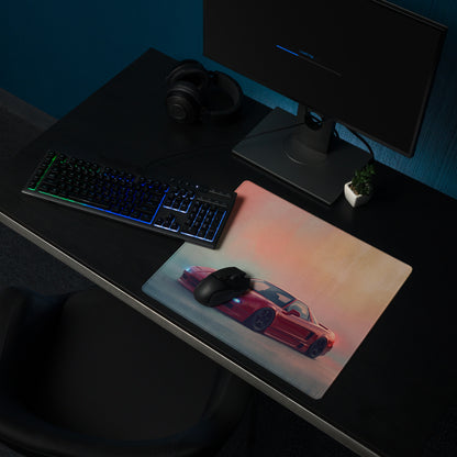 Honda NSX Inspired Formula Red Pop-Up NA1 Desk Mat – Low-Friction Cloth Setup Mousepad
