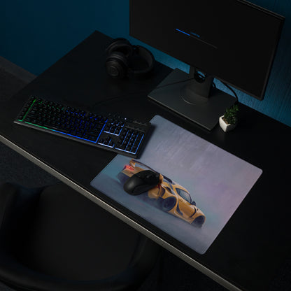 Toyota GR Supra Inspired Lightning Yellow GT Wing Desk Pad – Extended Non-Slip PC Mouse Mat