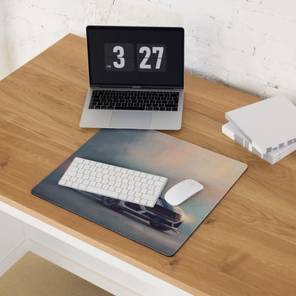 Ford Mustang Inspired Oxford White GTD Desk Mat – High-Precision XL Gaming Mousepad