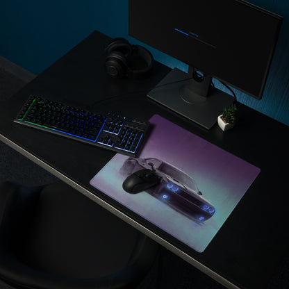 Dodge Challenger Inspired Midnight Hellcat Desk Pad – Extended Non-Slip PC Mouse Mat
