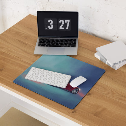 Chevrolet Corvette C6 Inspired Crimson Z06 Desk Mat – Low-Friction Cloth Setup Mousepad