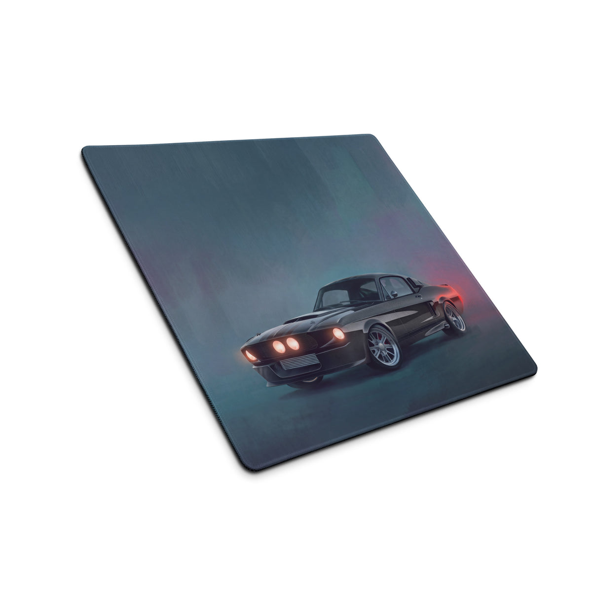Ford Mustang Inspired Carbon Eleanor Desk Pad – Ultra-Glide Stitched Edge Gaming Mouse Mat