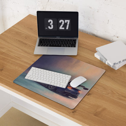 Ford Mustang Inspired Performance Blue GTD Wing Desk Mat – High-Precision XL Gaming Mousepad