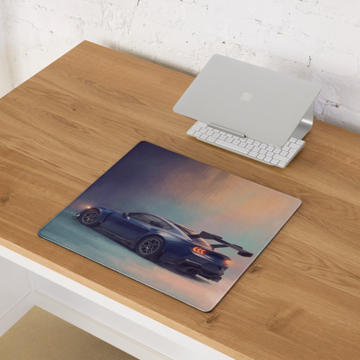 Ford Mustang Inspired Performance Blue GTD Wing Desk Mat – High-Precision XL Gaming Mousepad