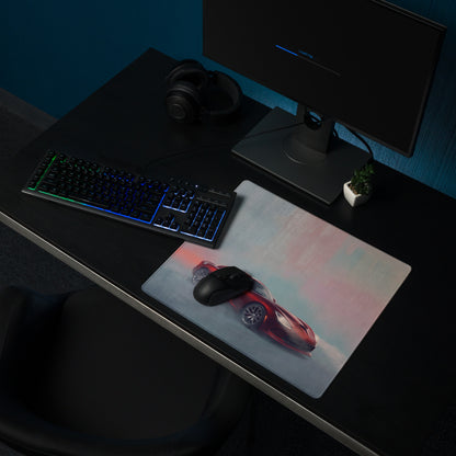 Dodge Viper Inspired Stryker Red Front Desk Mat – High-Precision XL Gaming Mousepad