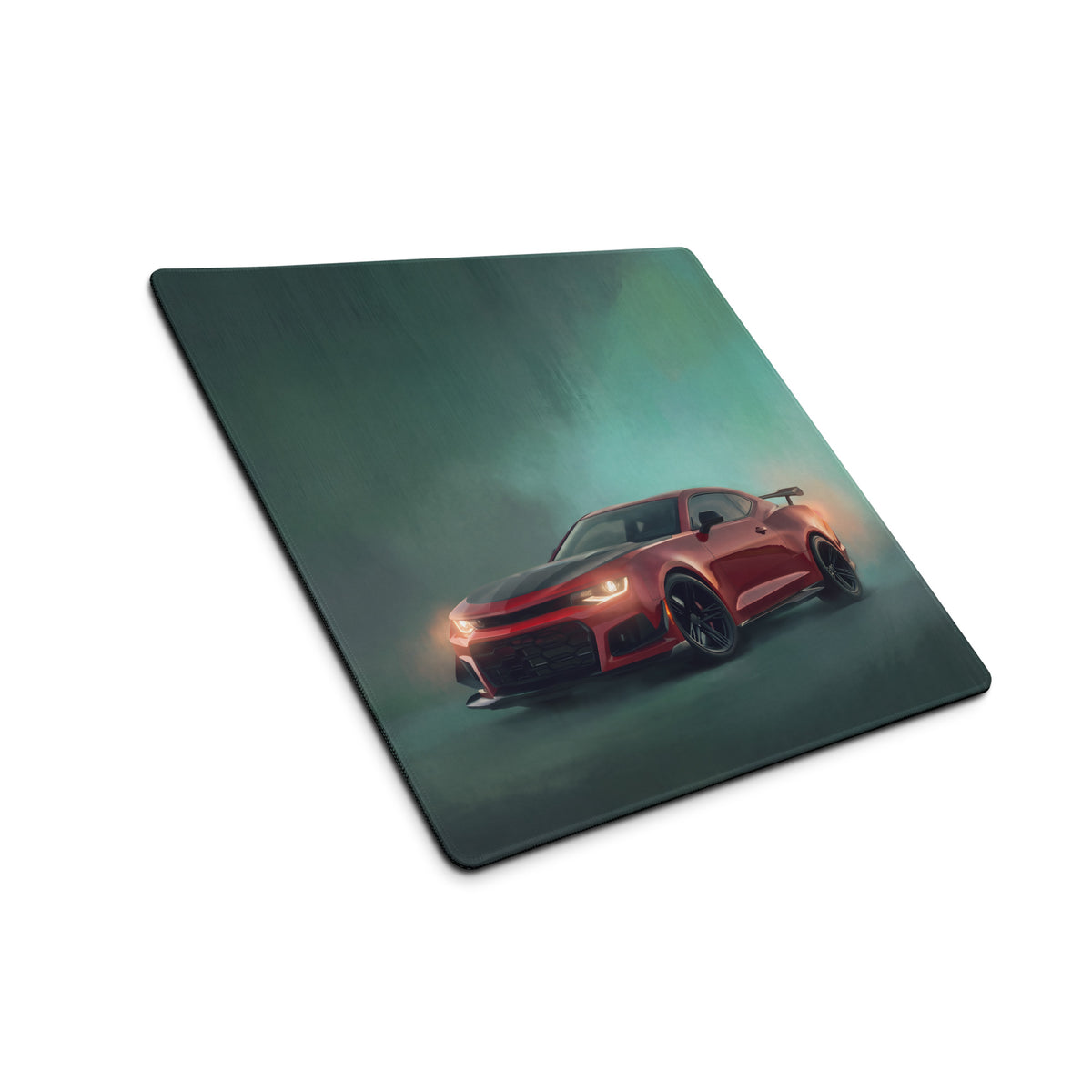 Chevrolet Camaro Inspired Red Hot ZL1 Desk Pad – Extended Non-Slip PC Mouse Mat