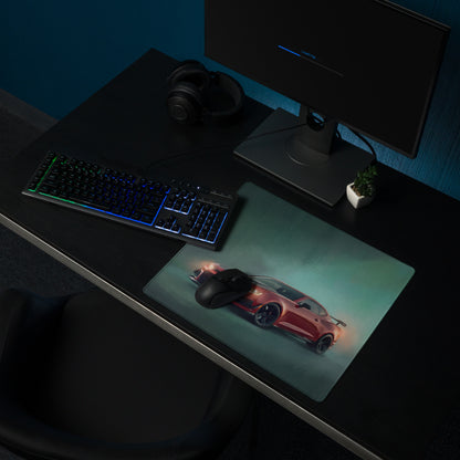 Chevrolet Camaro Inspired Red Hot ZL1 Desk Pad – Extended Non-Slip PC Mouse Mat