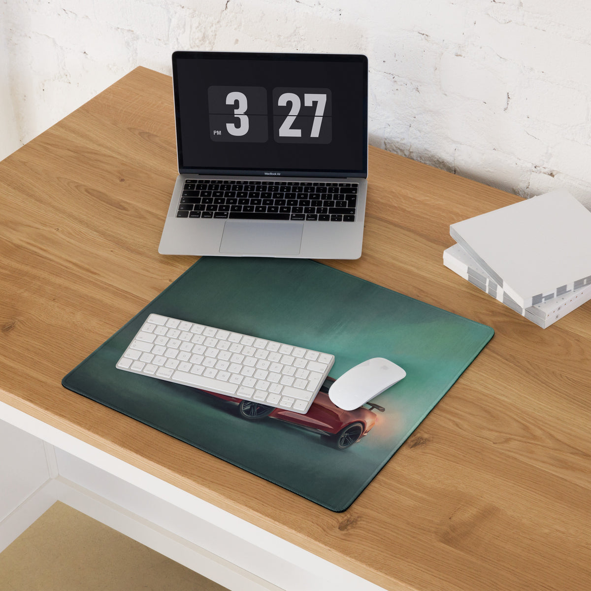Chevrolet Camaro Inspired Red Hot ZL1 Desk Pad – Extended Non-Slip PC Mouse Mat