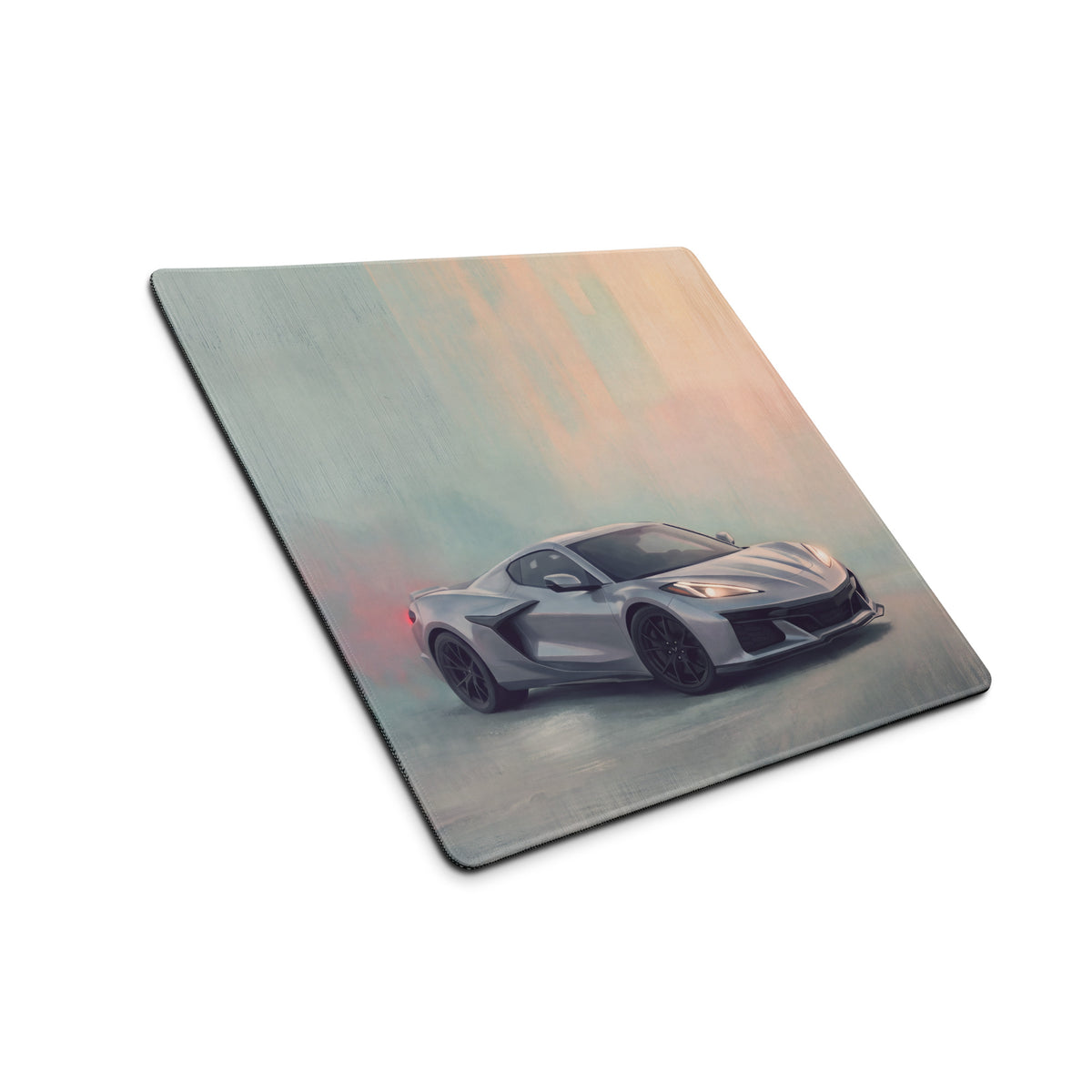 Chevrolet Corvette C8 Inspired Hypersonic Gray Desk Pad – Extended Non-Slip PC Mouse Mat