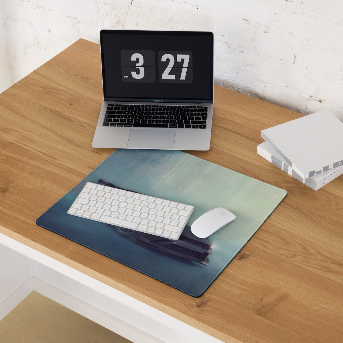Ford Mustang Inspired Dark Matter GTD Carbon Desk Mat – High-Precision XL Gaming Mousepad