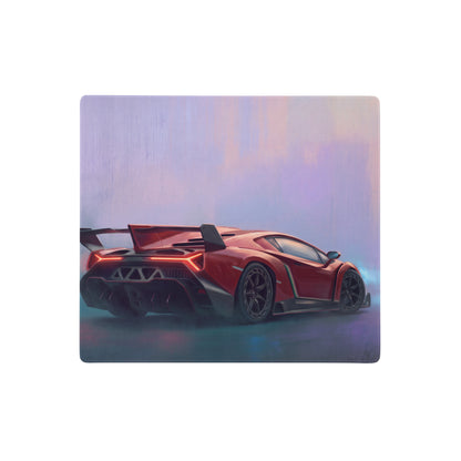 Red lamborghini veneno inspired rosso apex desk mat with low friction cloth surface featuring artistic sports car design