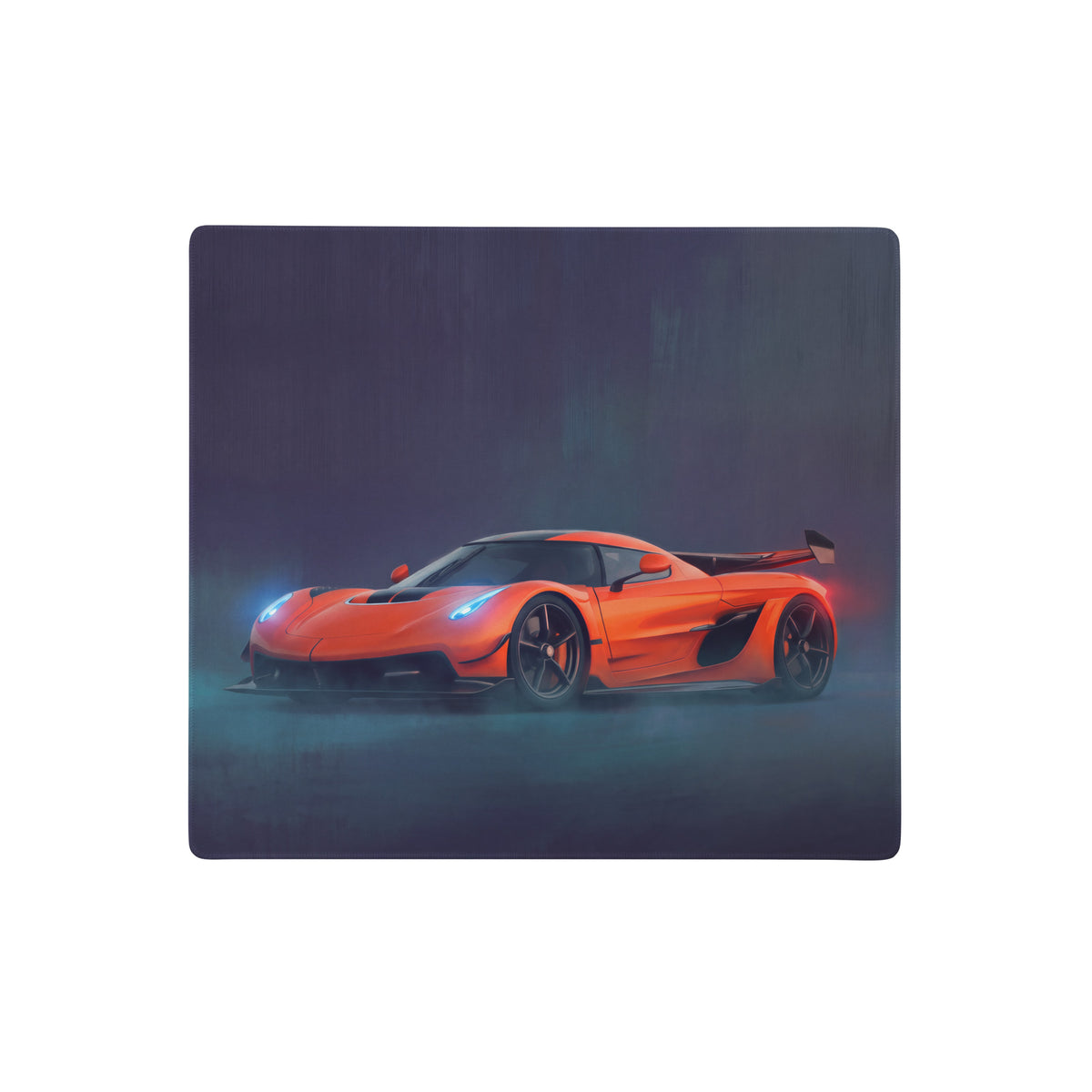 Vibrant orange koenigsegg jesko inspired tangelo apex xl desk mat high precision gaming mousepad with hypercar design