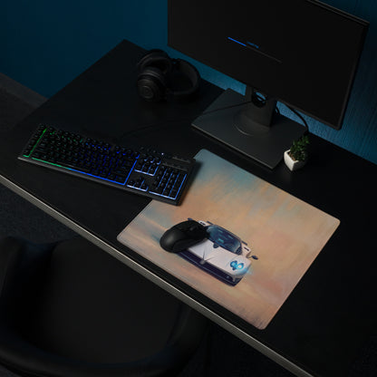 Pagani Zonda Inspired Gaming Mouse Pad – White Supercar Extended Desk Mat