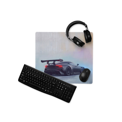 Aston Martin Vulcan Inspired Gaming Mouse Pad – Gray Supercar Extended Desk Mat