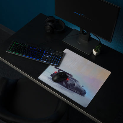 Aston Martin Vulcan Inspired Gaming Mouse Pad – Gray Supercar Extended Desk Mat