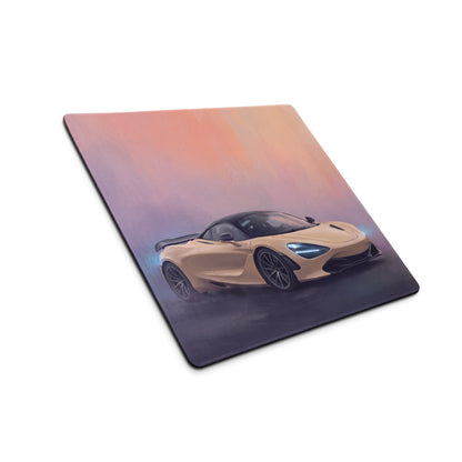 McLaren 720S Inspired Gaming Mouse Pad – Champagne Supercar Extended Desk Mat