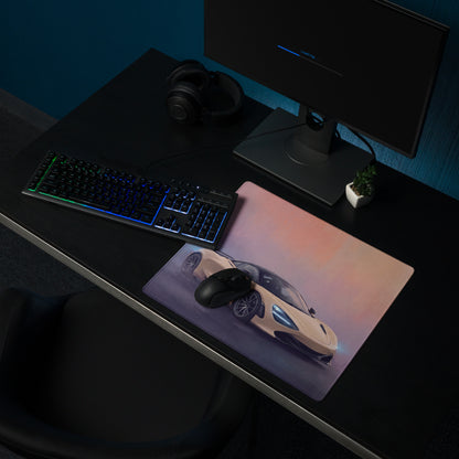 McLaren 720S Inspired Gaming Mouse Pad – Champagne Supercar Extended Desk Mat