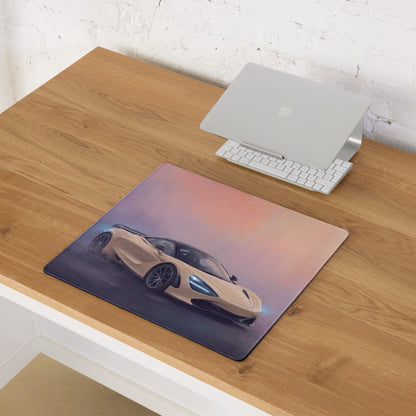 McLaren 720S Inspired Gaming Mouse Pad – Champagne Supercar Extended Desk Mat