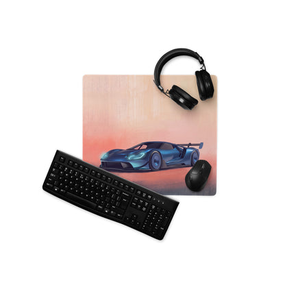 Ford GT Inspired Gaming Mouse Pad – Blue Supercar Extended Desk Mat