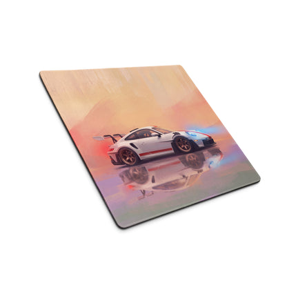 Porsche 911 GT3 RS Inspired Gaming Mouse Pad – Sunset Reflection Extended Desk Mat