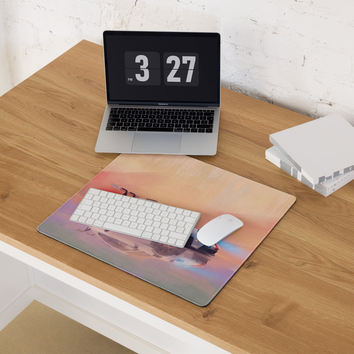 Porsche 911 GT3 RS Inspired Gaming Mouse Pad – Sunset Reflection Extended Desk Mat