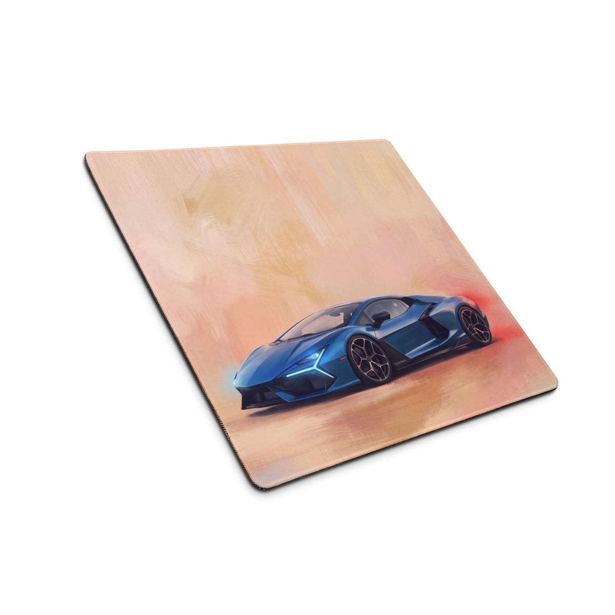 Lamborghini Revuelto Inspired Gaming Mouse Pad – Blue Supercar Extended Desk Mat