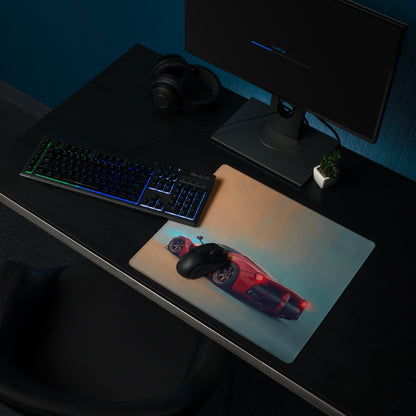Ferrari Enzo Inspired on TE37 Gaming Mouse Pad – Red Supercar Extended Desk Mat